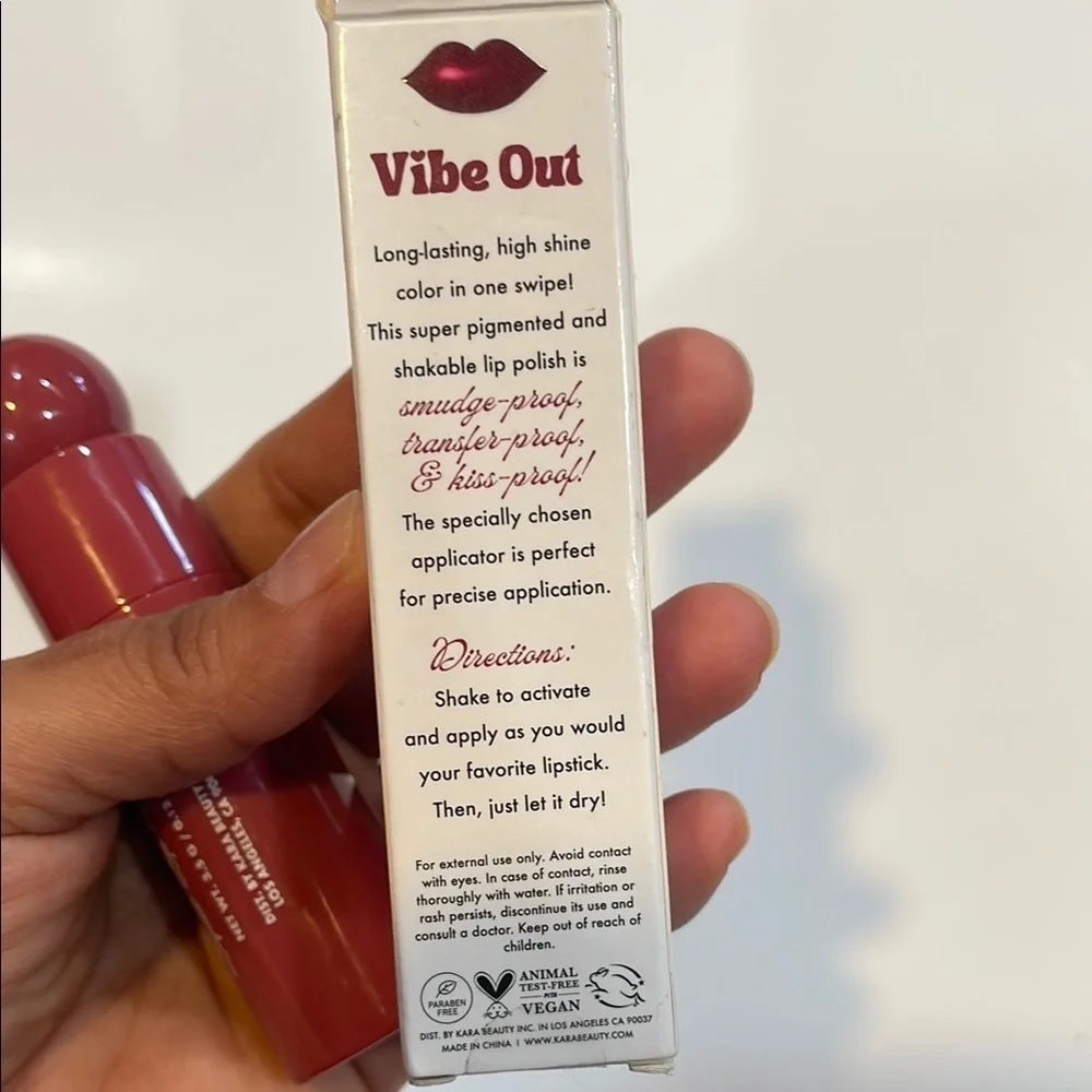 Red Lipstick Vibe Out Makeup Essential
